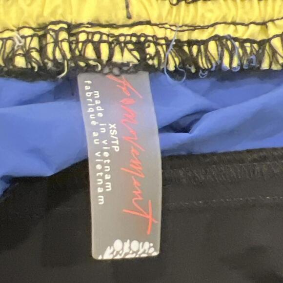 $128 Free People Movement Spring Forward Cargo Balloon Pants Black Blue Size L - Picture 6 of 6